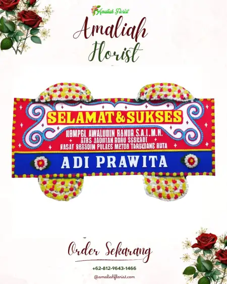 Papan Bunga Ucapan Selamat Jontor